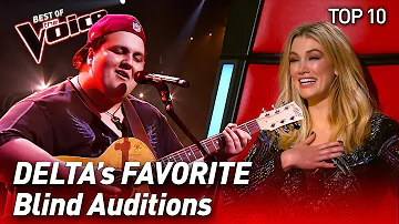 TOP 10 | Delta’s FAVORITE Blind Auditions in The Voice
