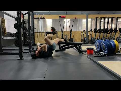 Elevated Hamstring Plank March