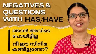 CORRECT WORD ORDER IN QUESTIONS AND NEGATIVE SENTENCES IN THE PRESENT PERFECT TENSE | Lesson 52