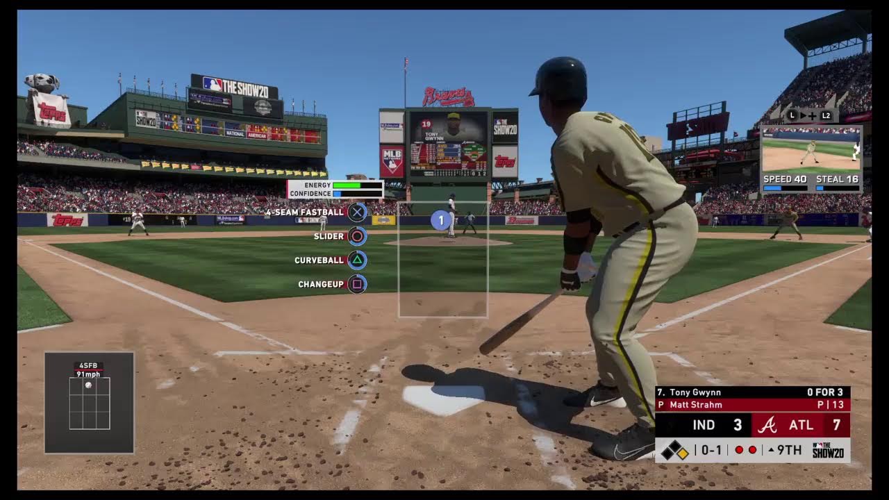 MLB The Show 20- 7/7/22- Indiana @ Atlanta Braves (Felix Hernandez vs Jordan Balazovic)-Turner Field