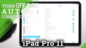 How to Activate Auto-Correction in iPad Pro 11 - Manage iOS Input Settings