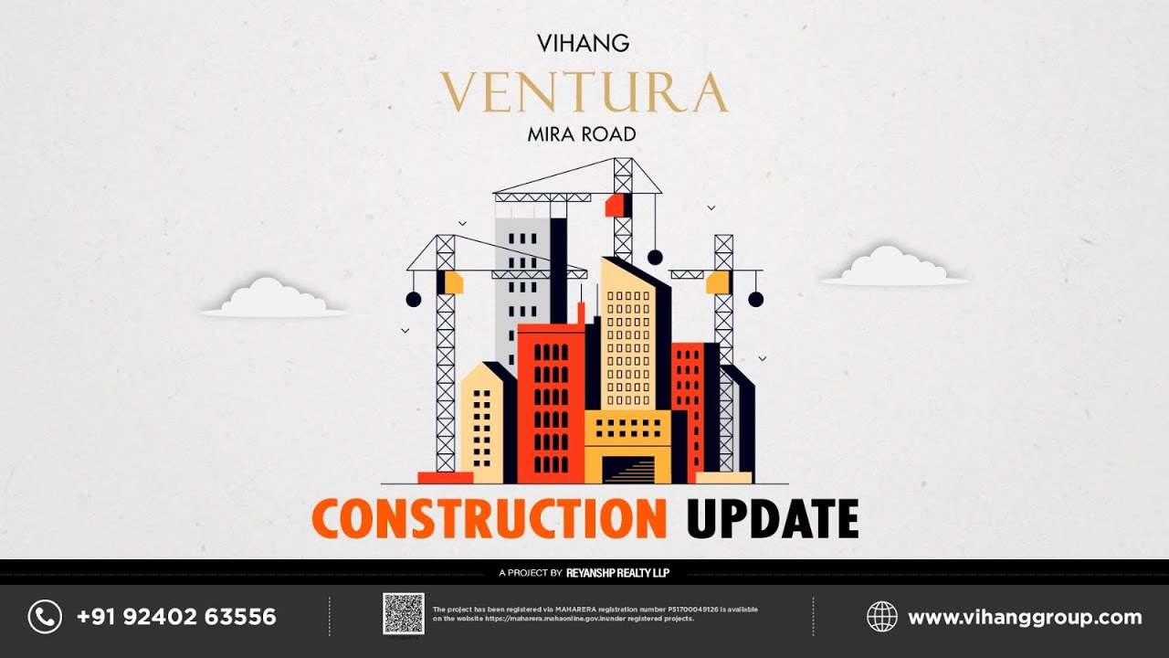 Vihang Ventura | Construction Update | 6th Slab Completed, 7th Slab Work in Progress