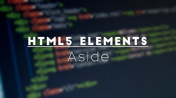 HTML 5 Aside Element