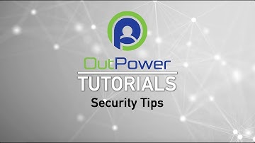 OutPower Tutorial - Security Tips (OutSystems)