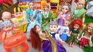 Barbie Doll All Day Routine In Indian Village\/Suhana Ki Kahani Part-89\/Barbie Doll Bedtime Story