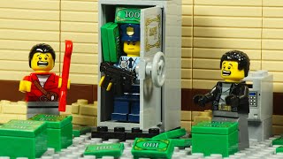 Lego City Bank Robbery Drill Truck Safe Robbery