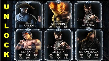 Unlock MKX 1.13.0 Diamond Characters