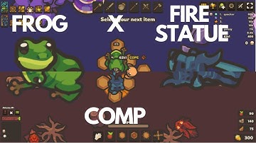 Frog x Fire statue combo (taming.io comp)