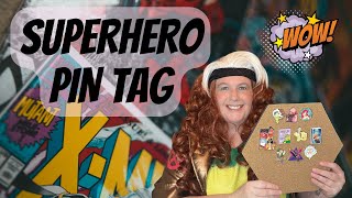 Superhero Pin Tag | Marvel & DC | Disney | #SuperheroPinTag