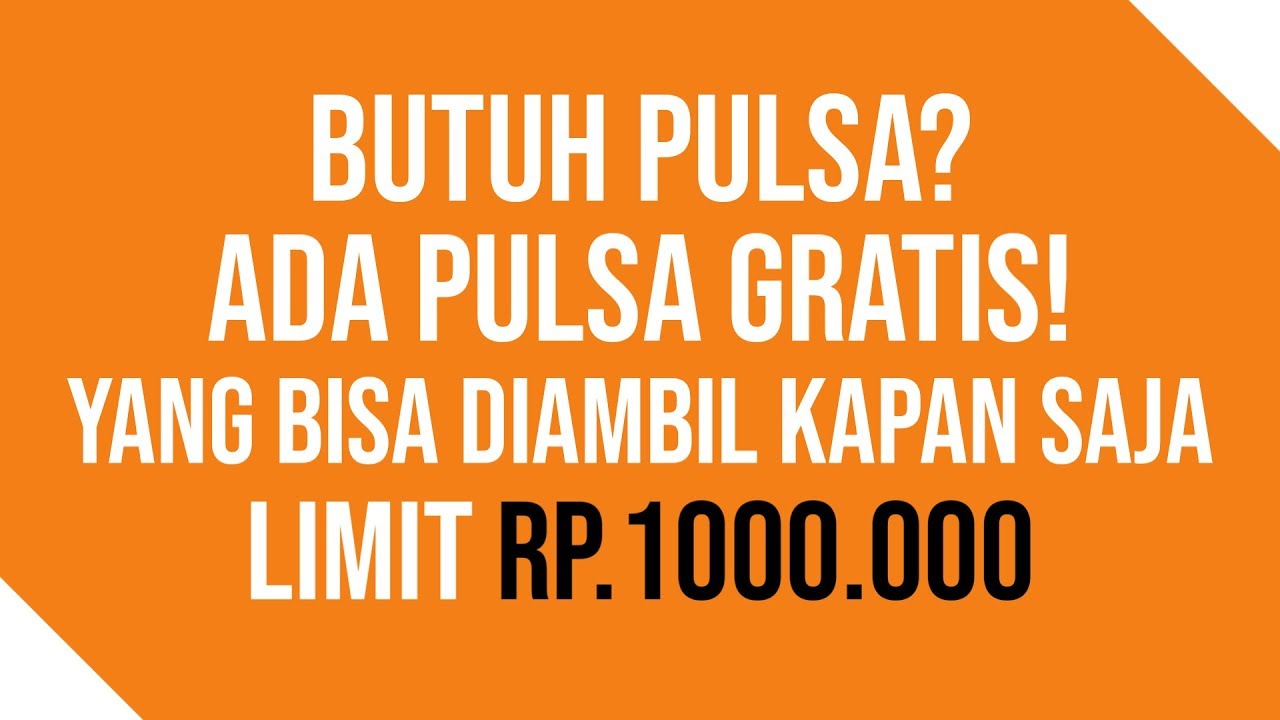 Aplikasi penghasil pulsa all operator terbukti membayar. 