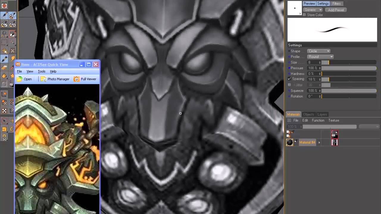 ▷ HAND PAINTING TEXTURE - SHIELD - YouTube | Texture painting ...
