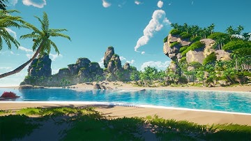 Unreal Engine Stylized Environment - Tropical Island and Underwater
