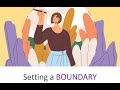 Dbt expanded edition  setting a boundary