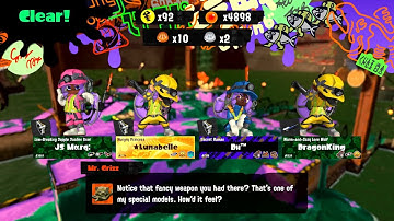 Splatoon 3 - Salmon Run #12 (Grizzco Stringer + Random Weapons)