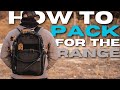 Range bag loadout  savior equipment pro sema backpack