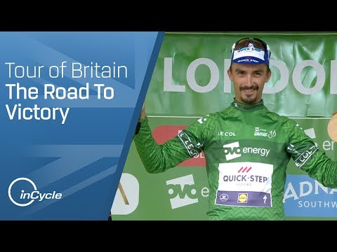 Video: 2018 m. turas po Britaniją: Alaphilippe laimėjo, kai Bevinas pirmauja lenktynėse