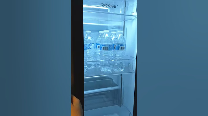 LG Refrigerator Knock glass feature