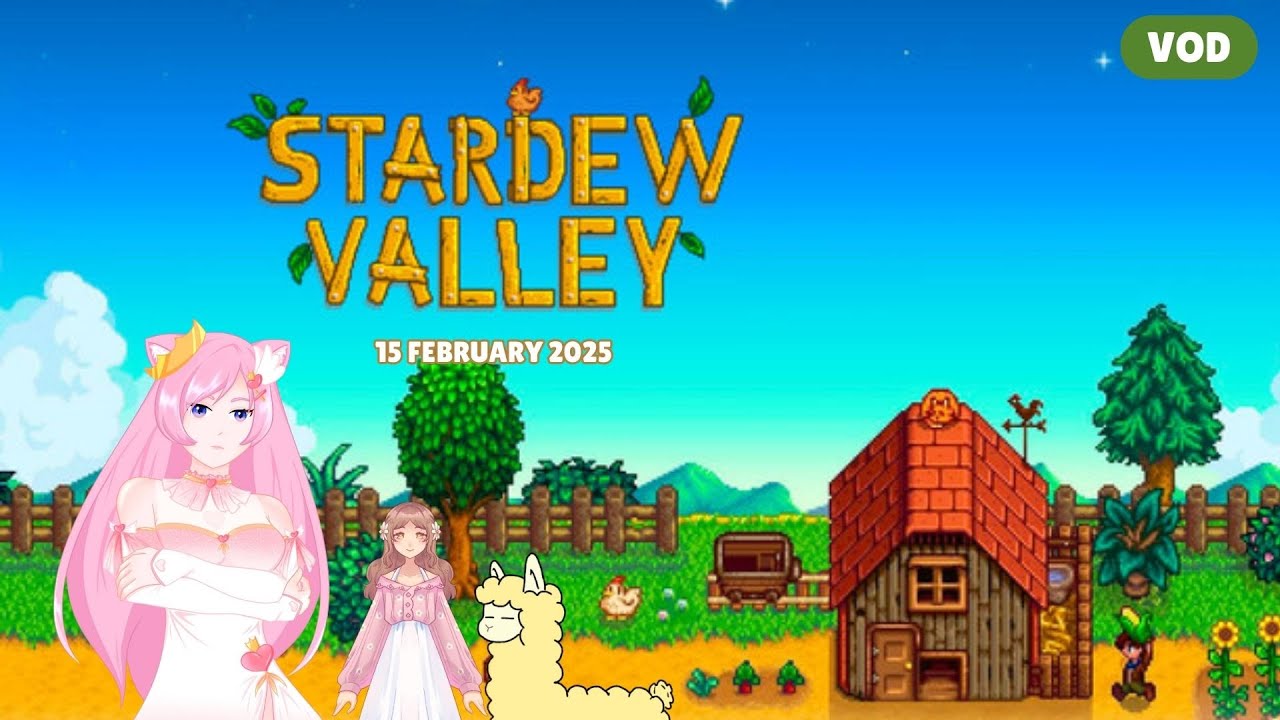 [15 February 2025] Zie with Daisy and Bmac Playing Co-op Stardew Valley