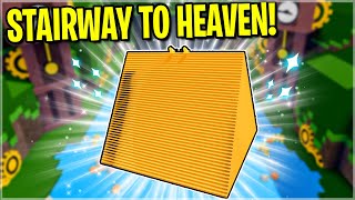 THE STAIRWAY TO HEAVEN! (Build a Boat for Treasure)