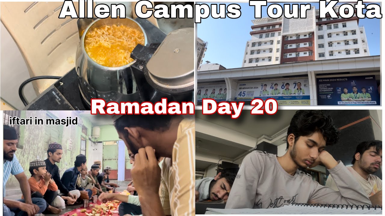 Self Study Area In Allen Sammunnat Kota || Ramadan Day || Neet Aspirants 2025 