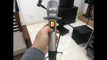 Cách tắt cảm biến micro không dây SHURE, KING, AAP trong một nốt nhạc