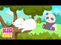 Relaxing music for children  be calm and focused cute animals  3 hours extended mix