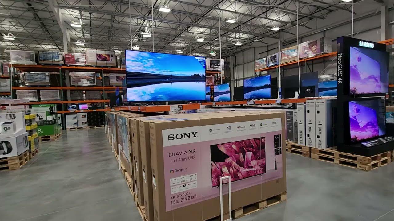 Big screen televisions at Costco YouTube