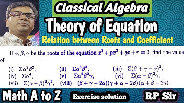 If alpha, beta, gamma be the roots of the equation x^3+px^2+qx+r=0, find the value of..