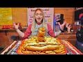 The 3 Foot Long Hot Dog Platter Challenge | As Seen on Man V. Food