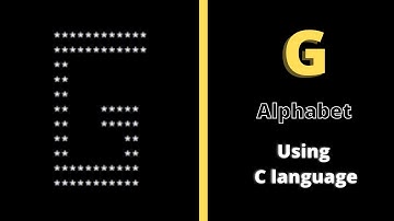 Alphabet G in pattern using for loop in C language.| Star pattern programs | Harsh Monitor