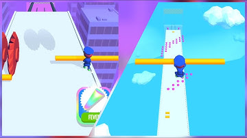 Roof Rails - All Levels Gameplay Walkthrough Android, iOS (Skin Police) #8