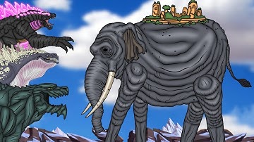 ZUNESHA(One piece) vs EVOLVED GODZILLA & GODZILLA EARTH & WHALE GODZILLA | EPIC BATTLE !!!