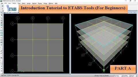 Introduction to ETABS | civil engineering | online | software | building design | structural |