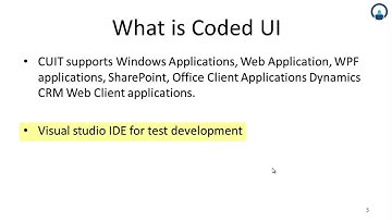 Software Testing   VSTS Coded UI Automation Testing