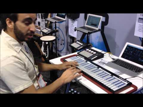 Keith McMillen's K-Board Pro 4  Demonstrated by Billy White at NAMM 2016