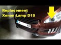 Replacing D1S Xenon Bulb on Peugeot 508 Смяна на D1S ксенон