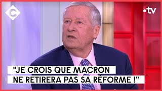Crise politique : Emmanuel Macron perd des soutiens - Alain Duhamel - C à Vous - 24/03/2023