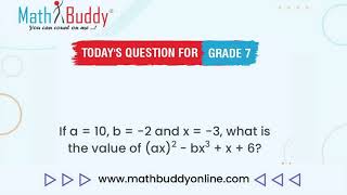 Math Practice Problem Grade 7 Question 150