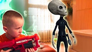 Nerf War Alien Invasion atack Нерф война Атака пришельцев топ 5 Лучшие видео про пришельцев Nerf War Alien Invasion atack Нерф война Атака пришельцев топ 5 Лучшие видео про пришельцев