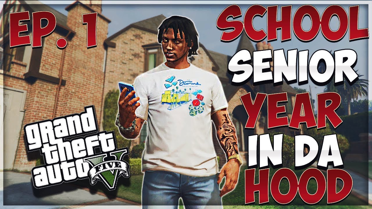GTA 5 SCHOOL SENIOR YEAR IN DA HOOD EP. 1 FIRST DAY OF SCHOOL 📝😂 (GTA