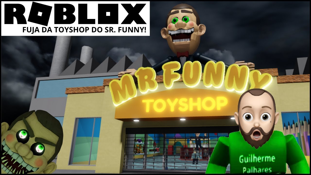 BONECO VIVO? ESCAPE DA LOJA DE BRINQUEDOS NO ROBLOX!! (Escape Mr Funny's  ToyShop) 