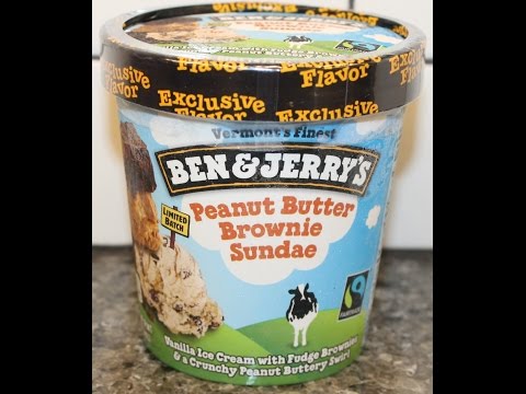 Ben & Jerry’s: Peanut Butter Brownie Sundae Ice Cream Review