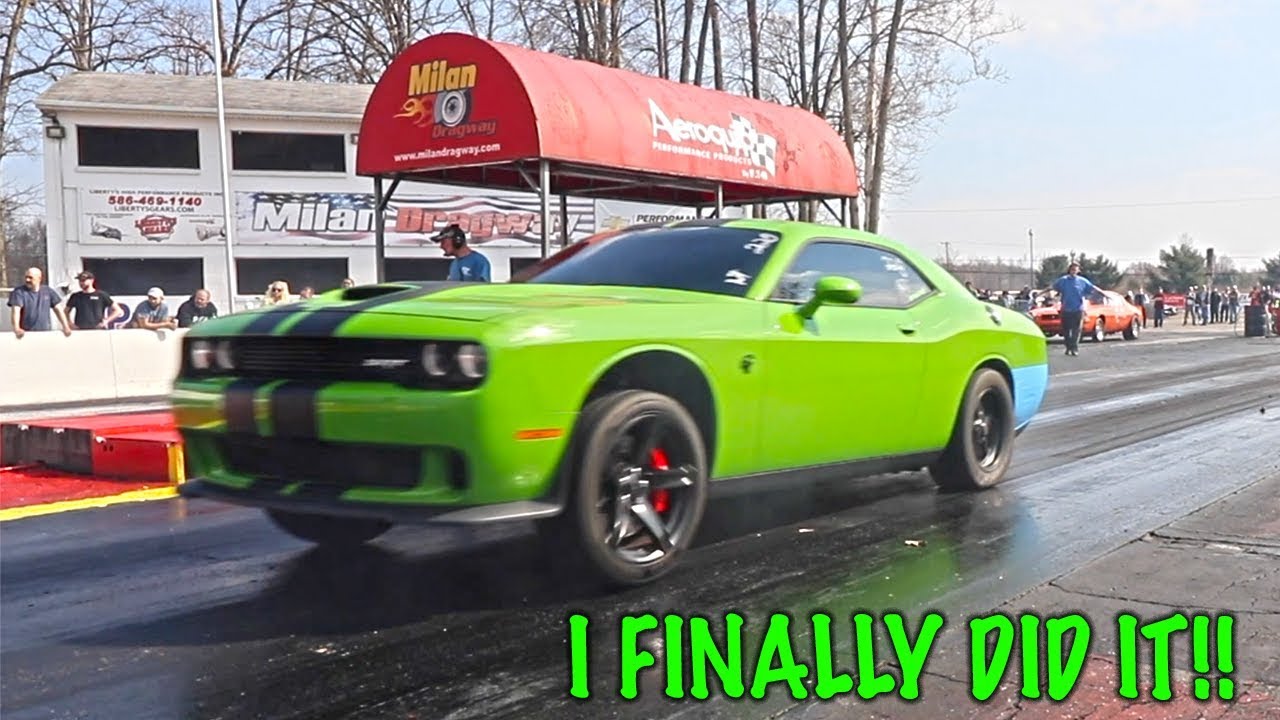 MY HELLCAT GOES 9s IN 1/4 MILE ON IT'S FIRST RUN! *WOW* YouTube