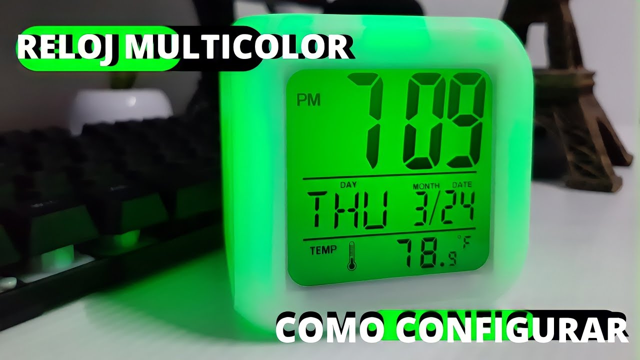 Así funciona! Reloj Cubo de Colores Betterware | Unboxing y Comfiguracion. - YouTube