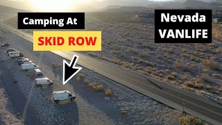 CAMPING in SkidRow and FISHING at LakeMead | NEVADA VANLIFE
