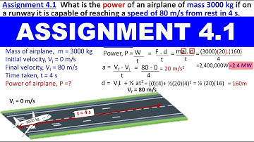 Assignment 4.1 | Class 11 Physics Chapter 4 Work and Energy | Federal Board KP Board| Study with ME