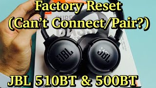 JBL TUNE 510BT / 500BT Headphones: How to Factory Reset (Can't Connect or Pair?) screenshot 4