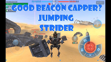 Strider with Jump Module: Funny & Good Beacon Capper | War Robots Gameplay