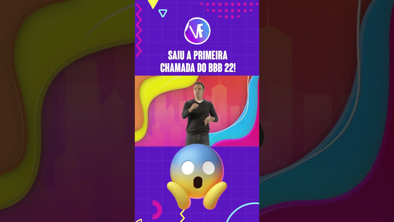 BBB 22: CONFIRA A PRIMEIRA CHAMADA DO PROGRAMA! #Shorts | Virou Festa