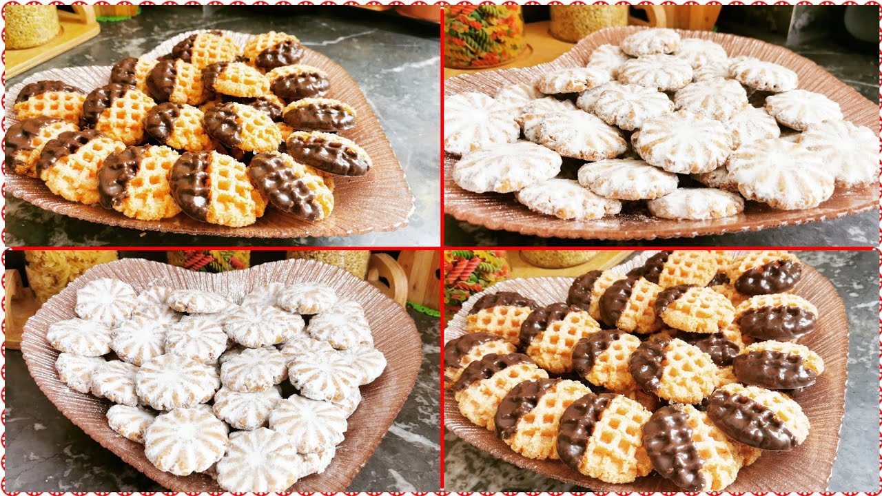 هنا يا للا جبتليك 2 أشكال بعجينة وحدة فيها غريبة معلكة هشيشة و صابلي كيحمق لي داقهم يطلب قوامهم